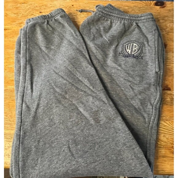Warner Brothers Studio Store Sweatpants Mens Gray Sweats XL Looney Tunes - Picture 1 of 11